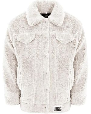 UGG Frankie Sherpa Winterlaarzen Voor - Wit