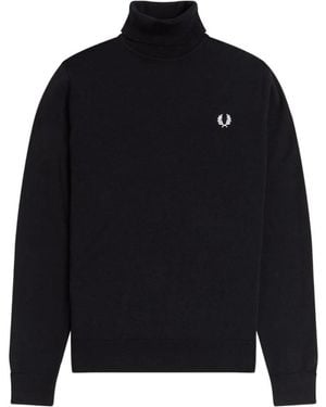 Fred Perry Turtlenecks - Blue