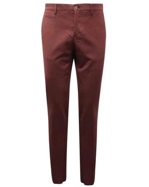 Patrizia Pepe Slim-Fit Trousers - Rosso