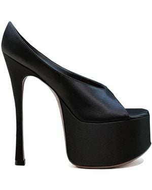 AMINA MUADDI Heeled Mules - Noir