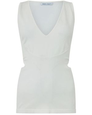 Alberta Ferretti Sleeveless Tops - Grey