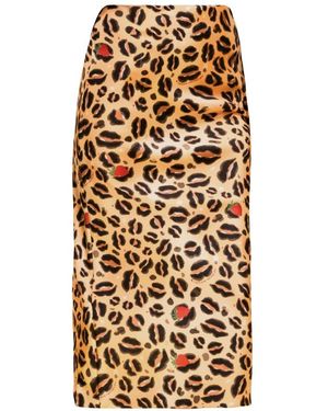 ALESSANDRO ENRIQUEZ Pencil Skirts - Metallic