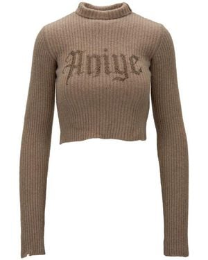 Aniye By Round-Neck Knitwear - Neutre