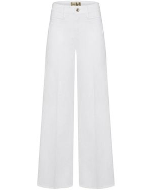 Cambio Wide Jeans - Blanc