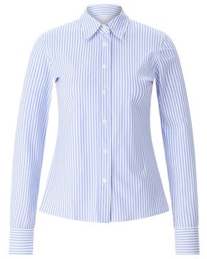 Caliban Figurbetontes Hemdbluse - Blau
