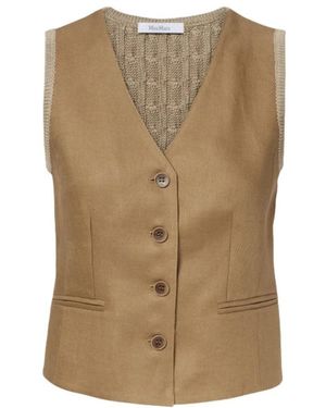 Max Mara Vests - Naturel
