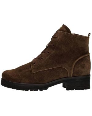 Gabor Lace-Up Boots - Marron