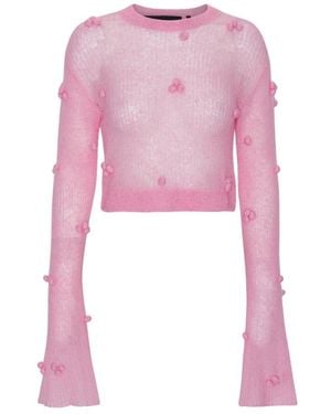 ROTATE BIRGER CHRISTENSEN Round-Neck Knitwear - Pink