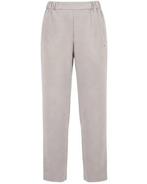 Ottod'Ame Straight Trousers - Grigio
