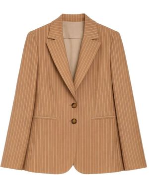 iBlues Jassen ,Katoen Urbanfresco Blazer - Bruin