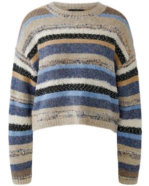 Ouí Rundhals-Strickware - Blau