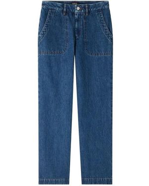 A.P.C. Straight Jeans - Azul
