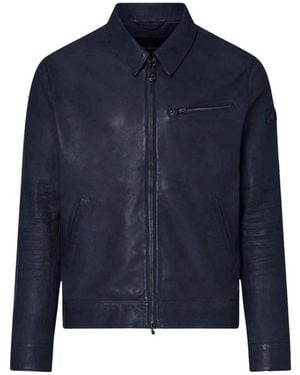 Peuterey Leather Jackets - Azul