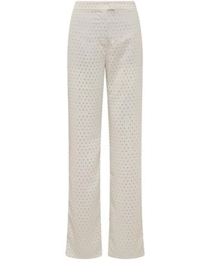 ANDAMANE Straight Trousers - Grigio