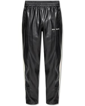 Palm Angels Straight Trousers - Black