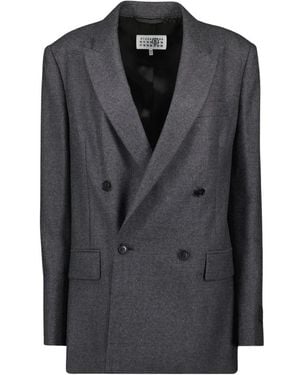 MM6 by Maison Margiela Blazers - Black