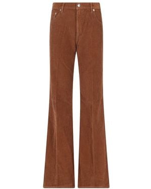 Haikure Wide Trousers - Marrone