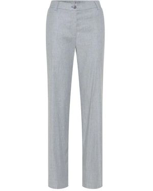 Brax Broeken ,Blauw ,Gepflegt-Sportieve Straight Broeken - Grijs