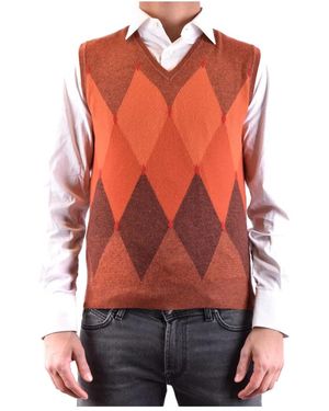 Kangra Sleeveless Jumpers - Red