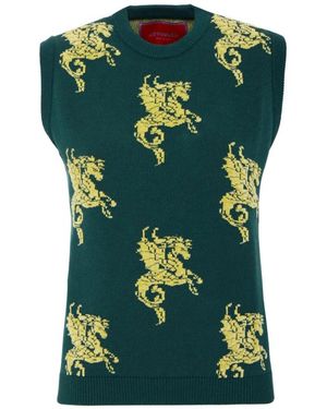 La DoubleJ Round-Neck Knitwear - Vert