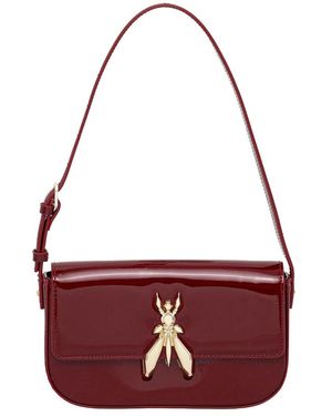 Patrizia Pepe Leder Taschen Mit Polyesterfutter - Rot