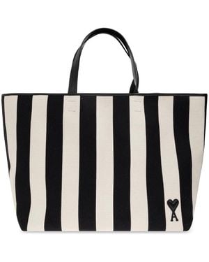 Ami Paris Tote Bags - Nero