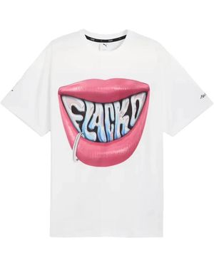 PUMA Flacko Smile Tee - Weiß