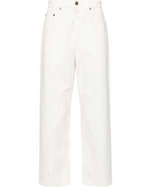 Golden Goose Ster Stud Witte Denim Broek