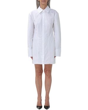 Alexander Wang Weiße Popeline Mini Kleid