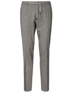 Eleventy Slim-Fit Trousers - Gris