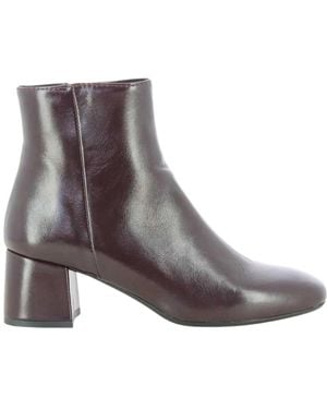 DONNA LEI Schoenen ,Rood ,Leer 289 W6 Enkellaarsjes - Grijs