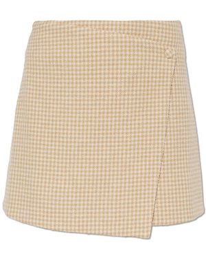 By Malene Birger Rokken ,Katoen Esma Boucle Mini Rok - Naturel