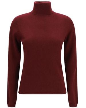 Allude Truien & Vesten ,Rood ,Kasjmier Cashmere Coltrui
