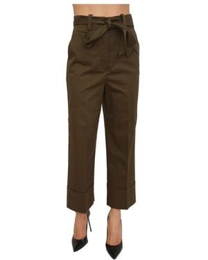 iBlues Cropped Trousers - Marrón