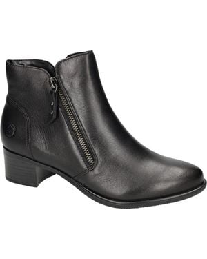 Remonte Heeled Ankle Boot - Zwart
