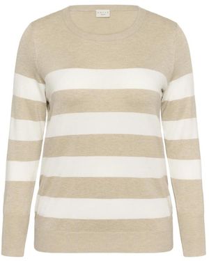 Kaffe Round-Neck Knitwear - Blanco