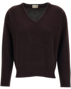 Drumohr V-Neck Knitwear - Negro