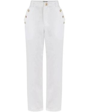 Naf Naf Straight Jeans - White