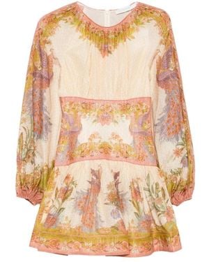 Zimmermann Short Dresses - Natural