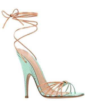 Gianvito Rossi High Heel Sandals - Metallic