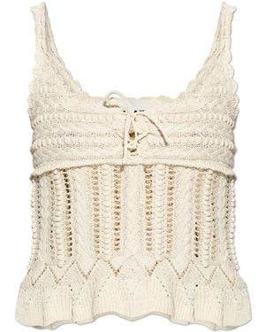 Isabel Marant Tops ,Katoen Neves Top - Naturel