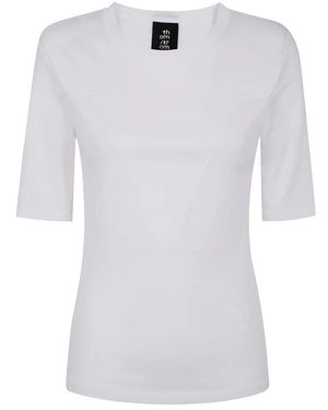 Thom Krom Tops ,Wit ,Katoen T-Shirt Worked