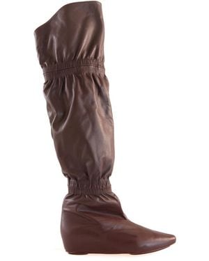Cortana Over-The-Knee Boots - Brown