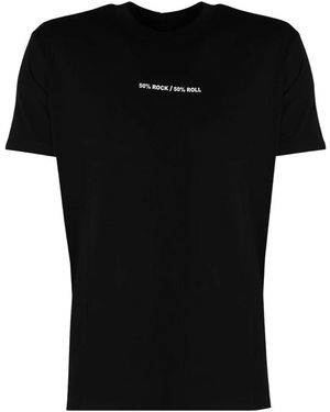 John Richmond T-Shirt Met Ronde Hals - Zwart