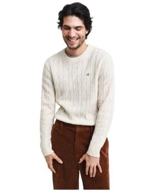 GANT Round-Neck Knitwear - Blanco
