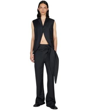 AARON ESH Waistcoats - Black
