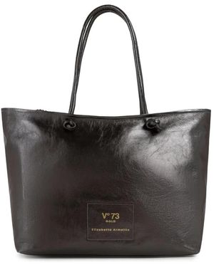 V73 Tote Bags - Black