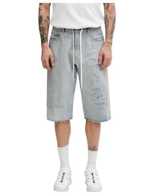 MM6 by Maison Margiela Denim Shorts - Grigio