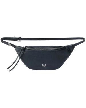 Pinko Marsupio Trittico Vitello New Biker - Blauw