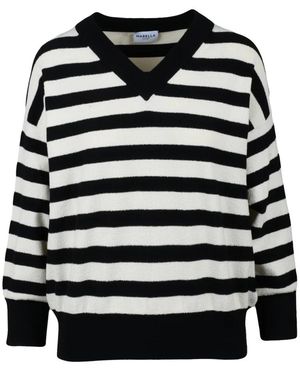 Marella V-Neck Knitwear - Negro